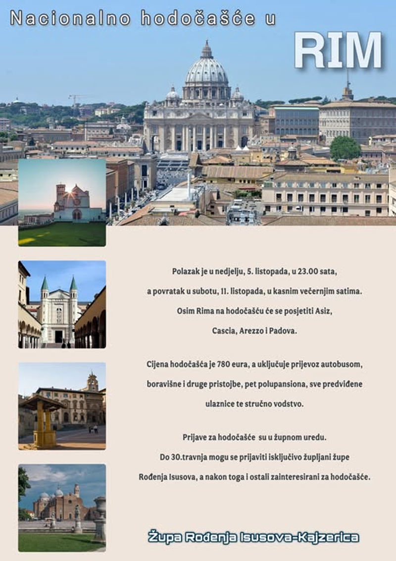 Nacionalno hodočašće Rim 6 11.10.2025
