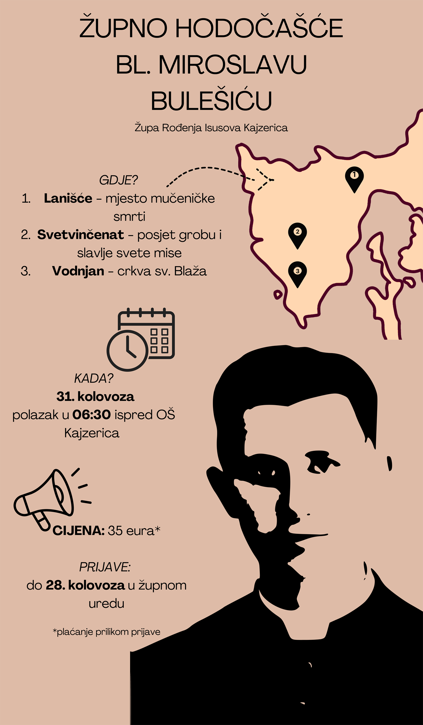 Župno hodočašće bl. Miroslavu Bulešiću